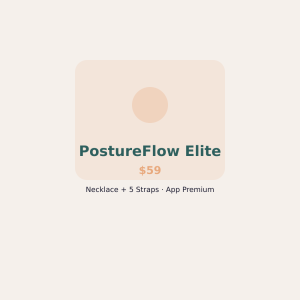 PostureFlow Elite — Premium Posture Coach + Necklace + Complete Kit