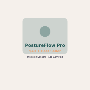 PostureFlow Pro — Smart Posture Corrector + App Coaching